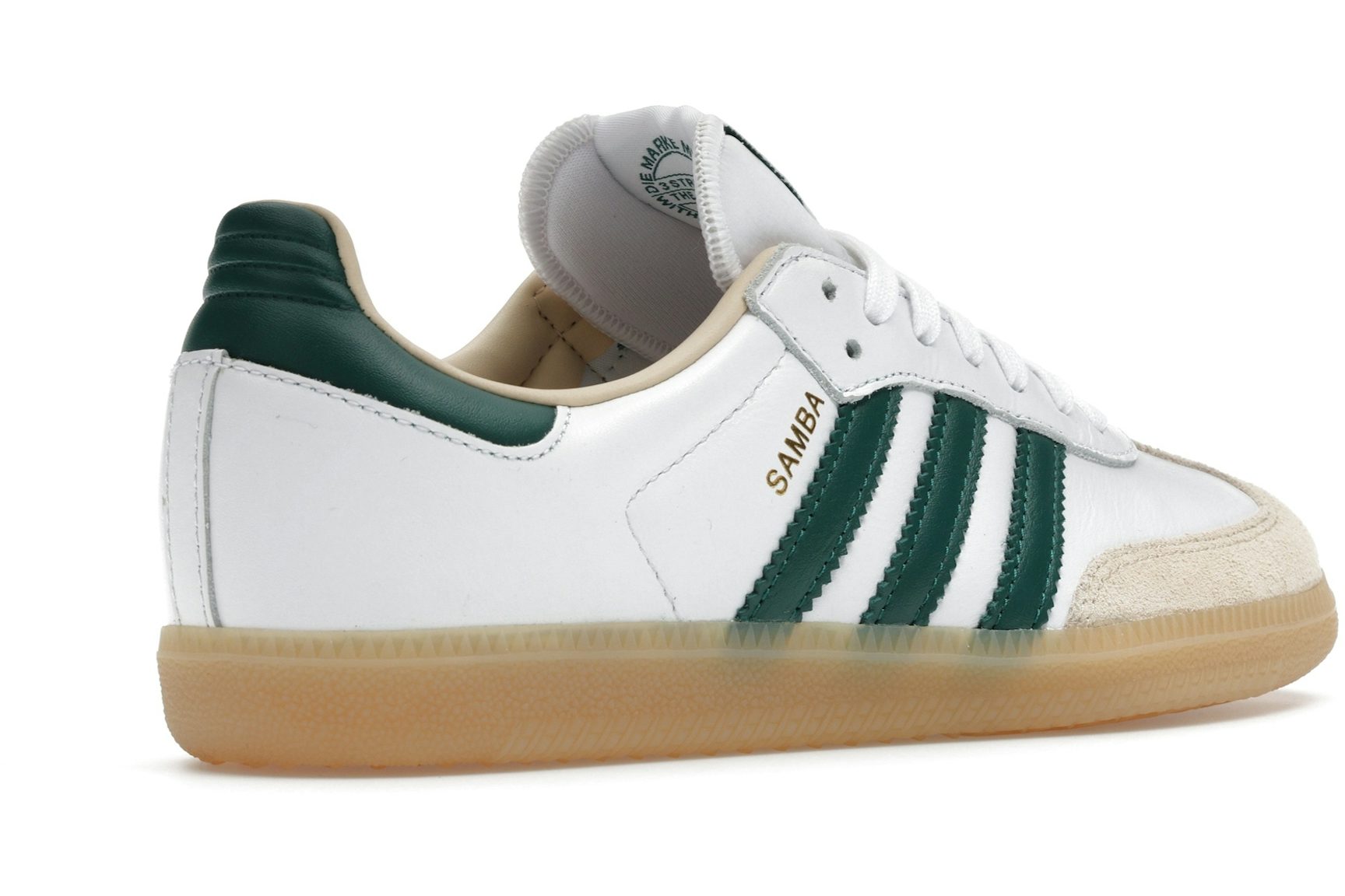 adidas Samba OG Cloud White Collegiate Green Gum-4