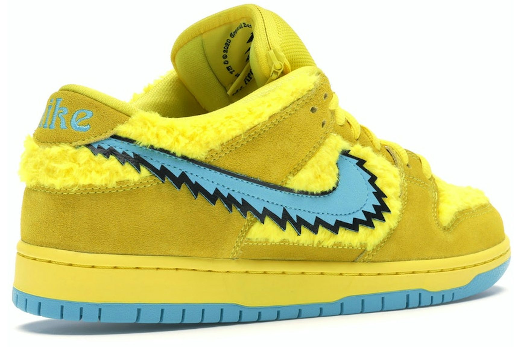 Nike SB Dunk Low Grateful Dead Bears Opti Yellow-4