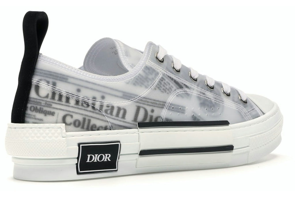 Dior B23 Low Top Daniel Asham Newspaper