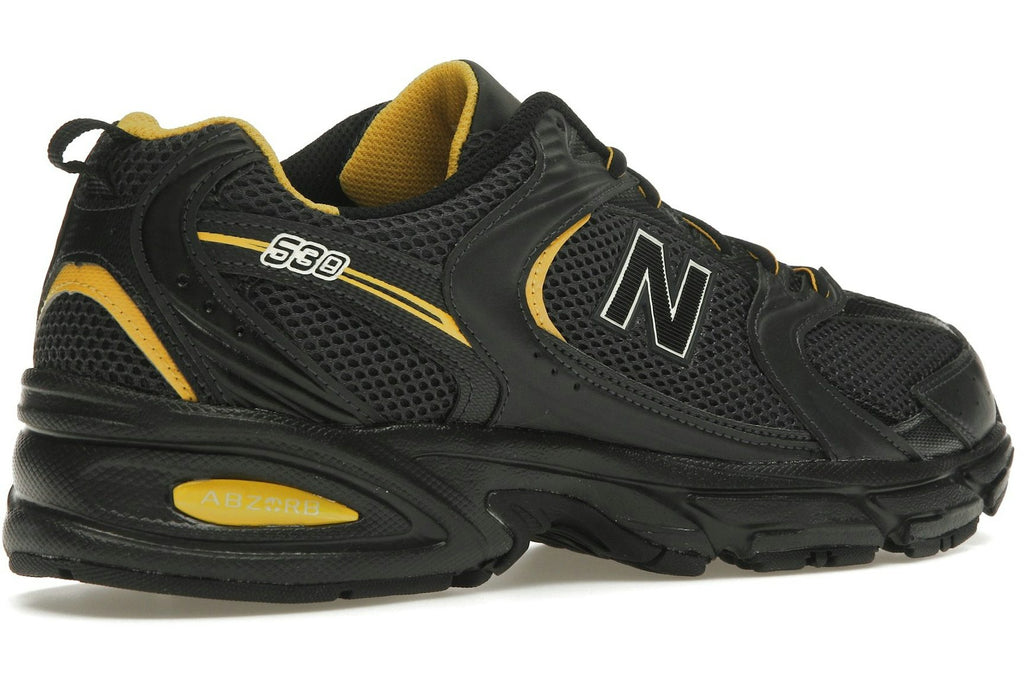 New Balance 530 Black Yellow-4