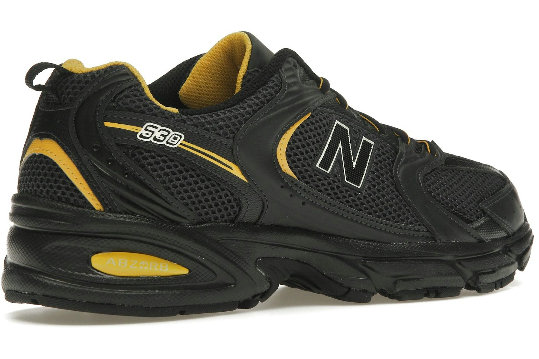 New Balance 530 Black Yellow-4