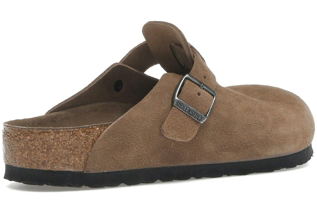 Birkenstock Boston Soft Footbed Suede Dark Tea Tonal-4