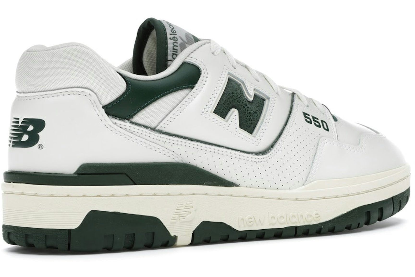 New Balance 550 Aime Leon Dore White Green-4