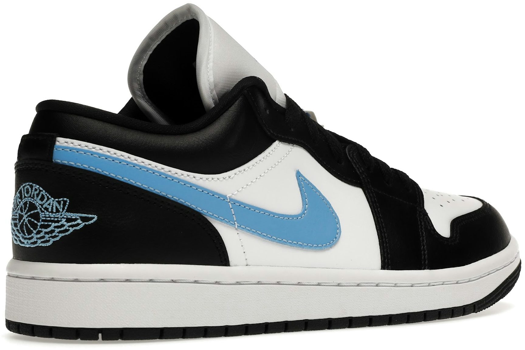 Jordan 1 Low Black University Blue White (Women's)-4