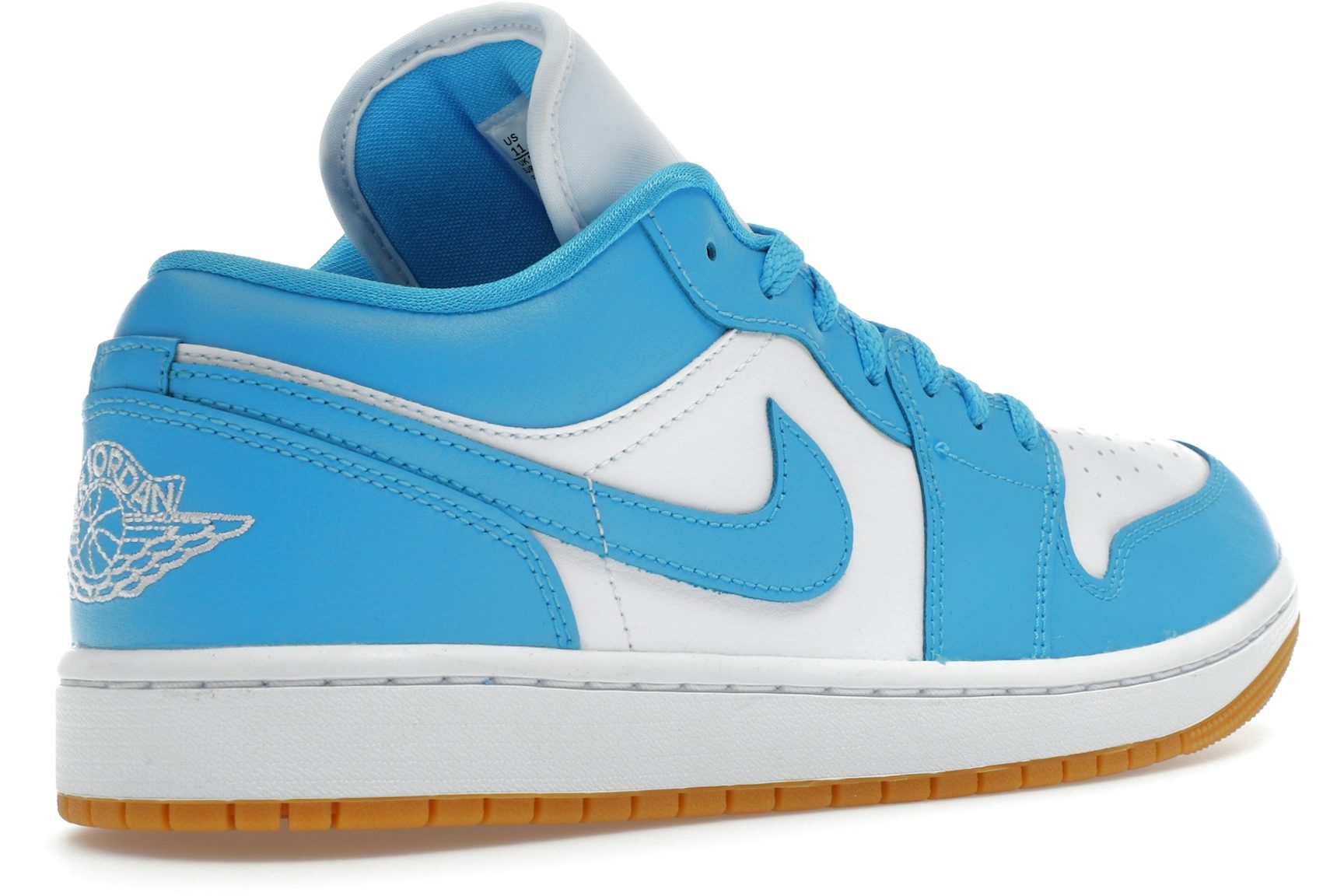 Jordan 1 Low White Gum Light Brown Dark Powder Blue (Women's)-4