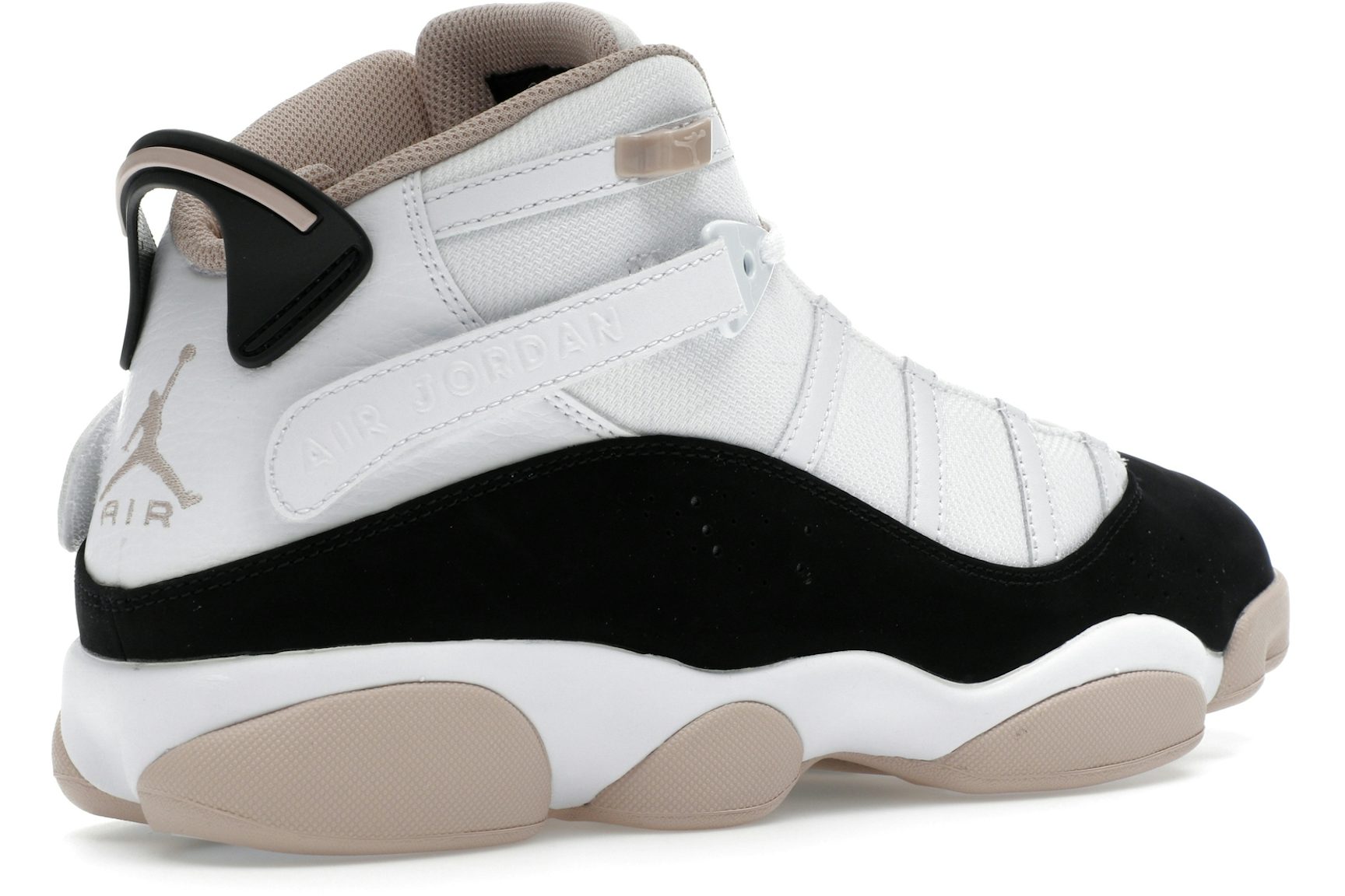 Jordan 6 Rings White Fossil Stone Black-4