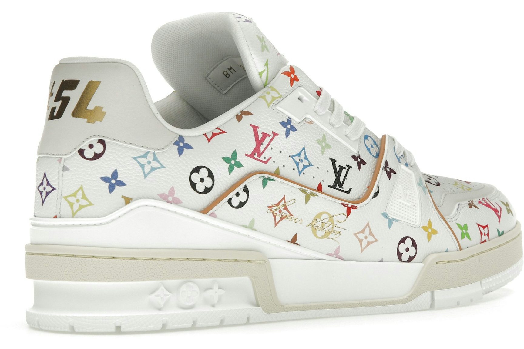 Louis Vuitton LV Trainer Takashi Murakami White