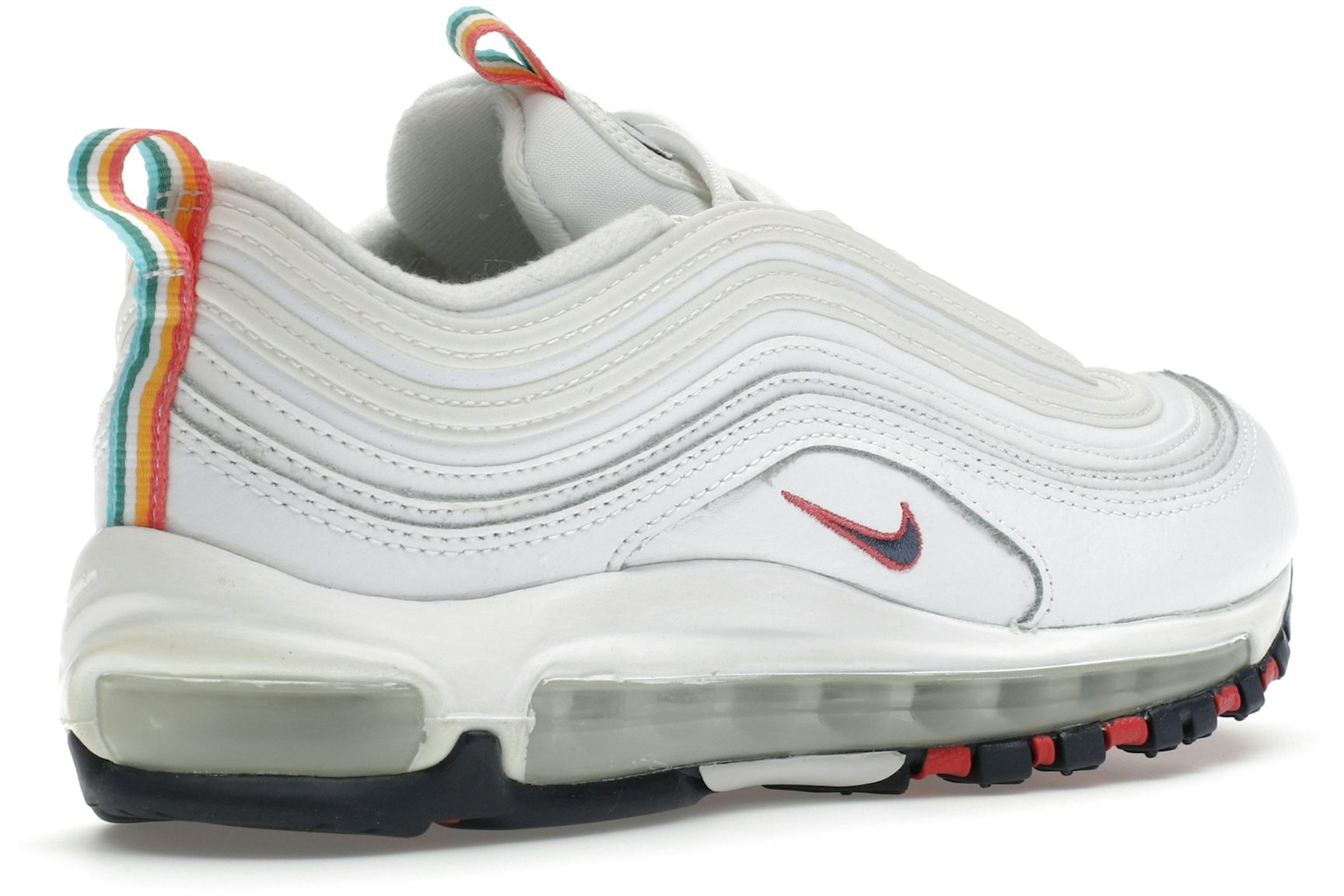 Nike Air Max 97 White Multi Color Pull Tabs (Women's)-4