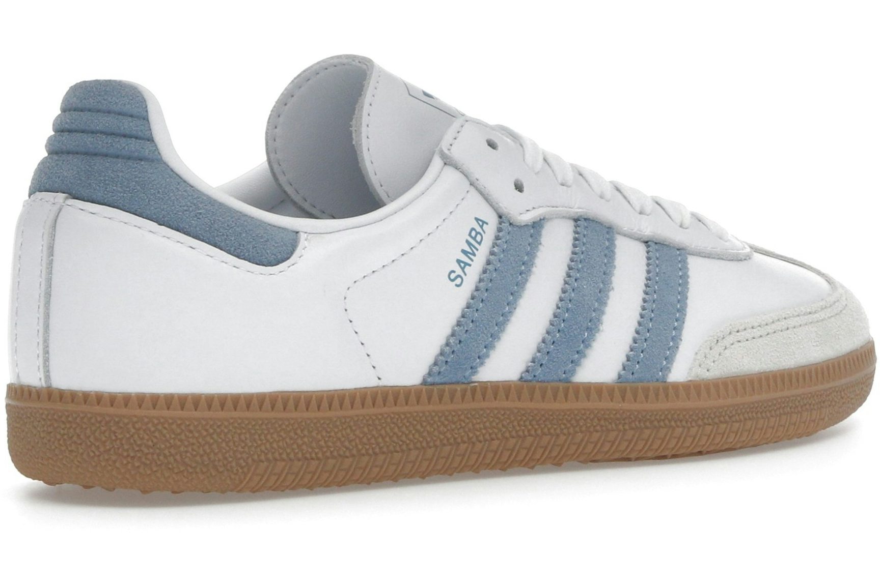 adidas Samba OG White Alumina Ash Blue (Women's)-4