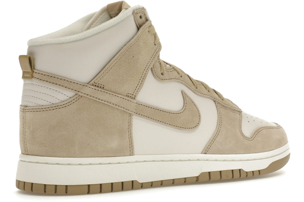 Nike Dunk High Tan Suede White-4