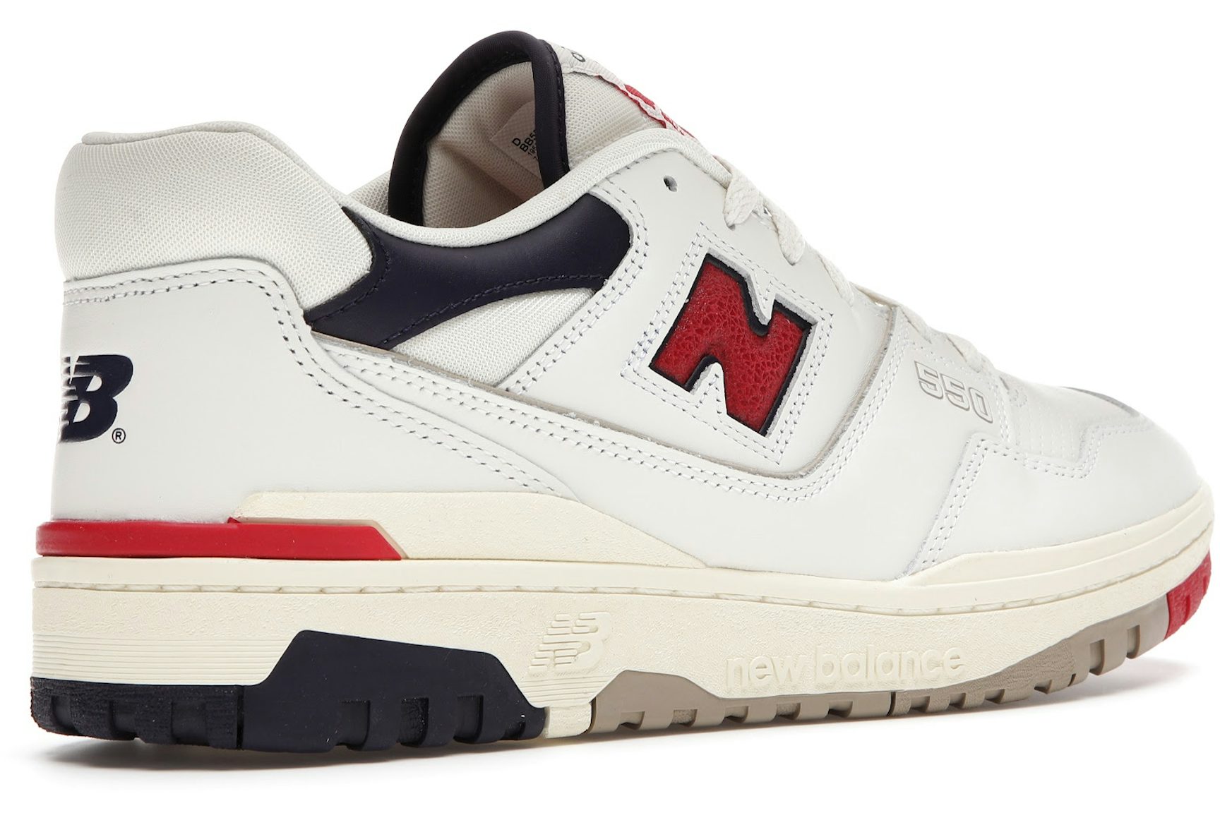 New Balance 550 Aime Leon Dore White Navy Red-4