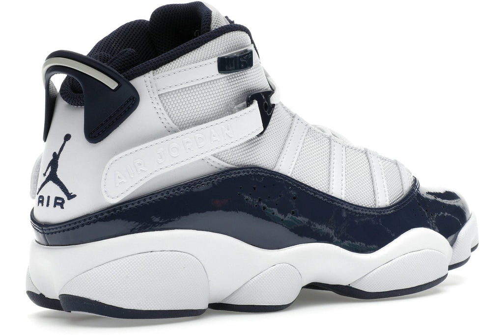 Jordan 6 Rings White Midnight Navy-4