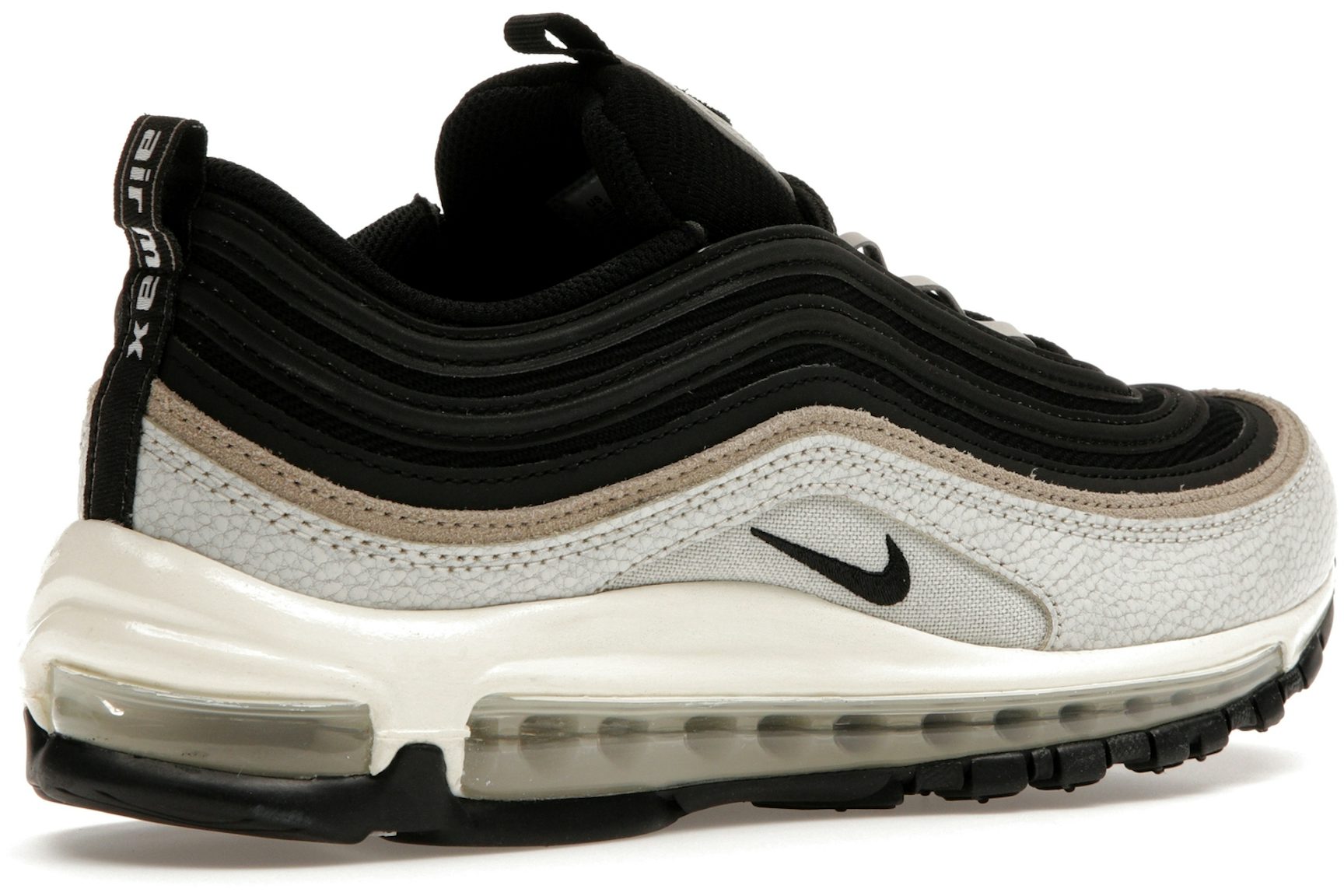 Nike Air Max 97 Light Bone Khaki Black-4
