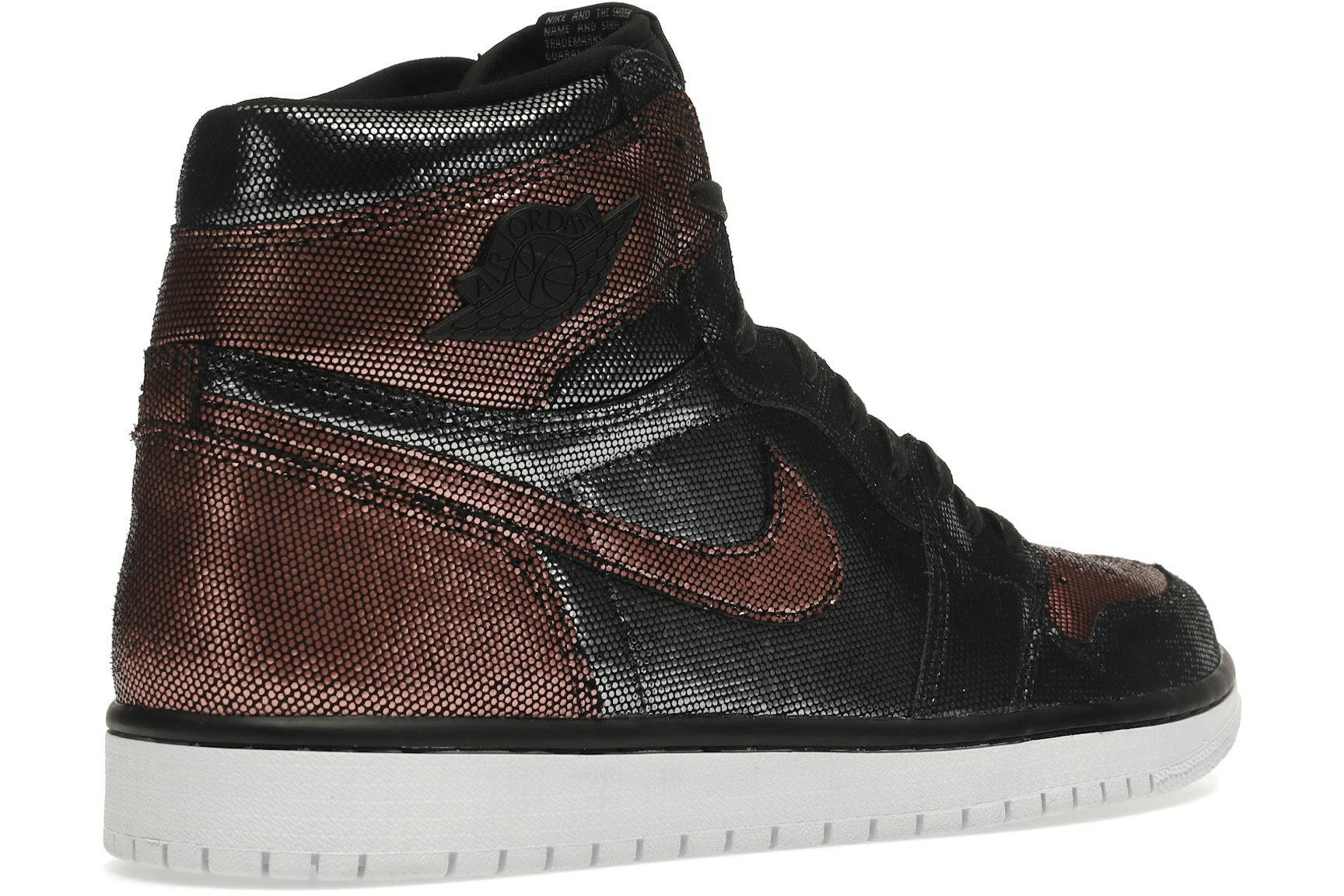 Jordan 1 Retro High Fearless Metallic Rose Gold (Women's)-4