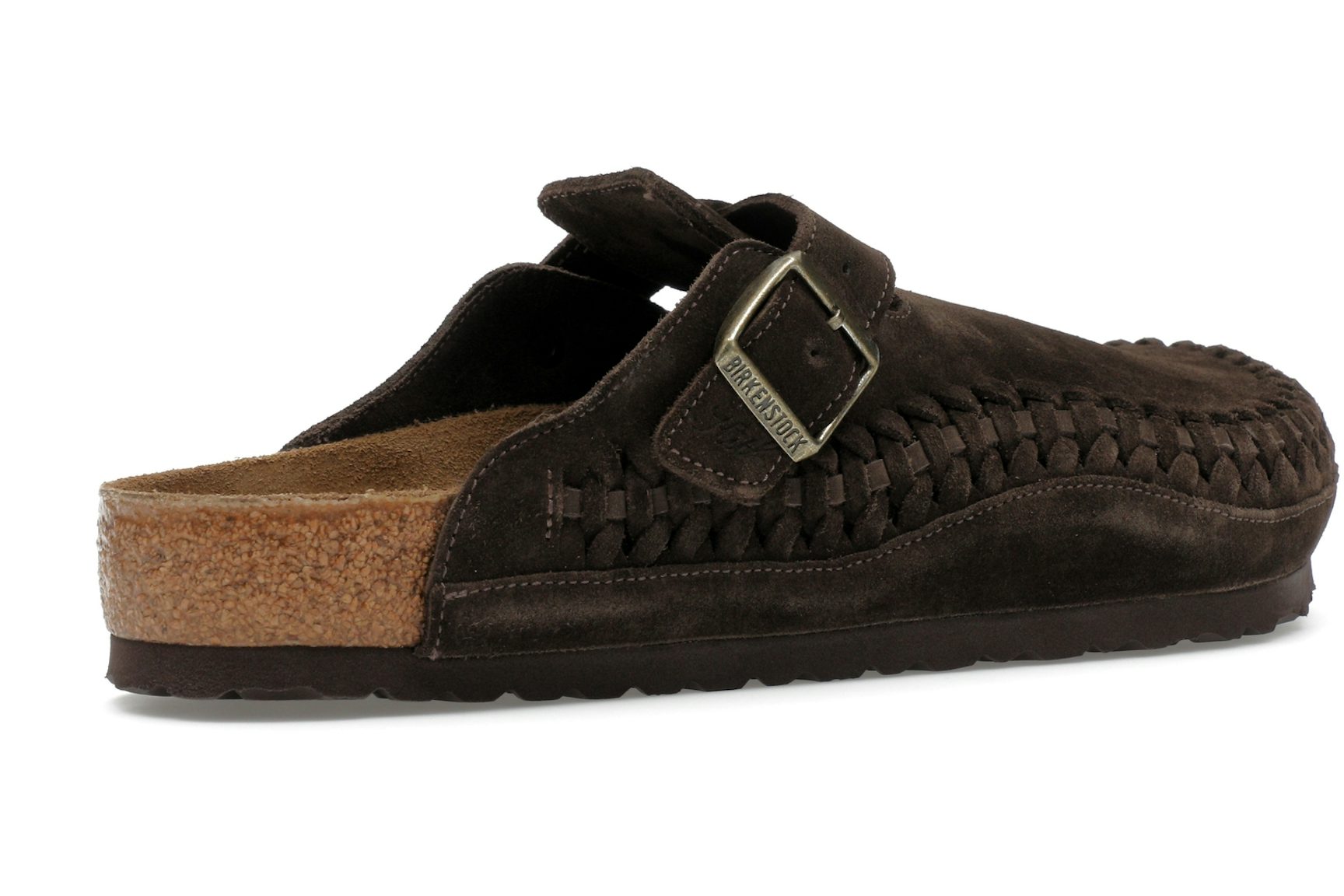 Birkenstock Boston Braided Suede Kith Mocca-4