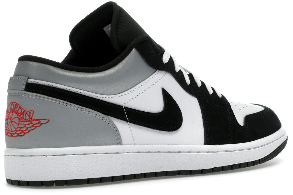 Jordan 1 Low SE White Fire Red Black Matte Silver-4