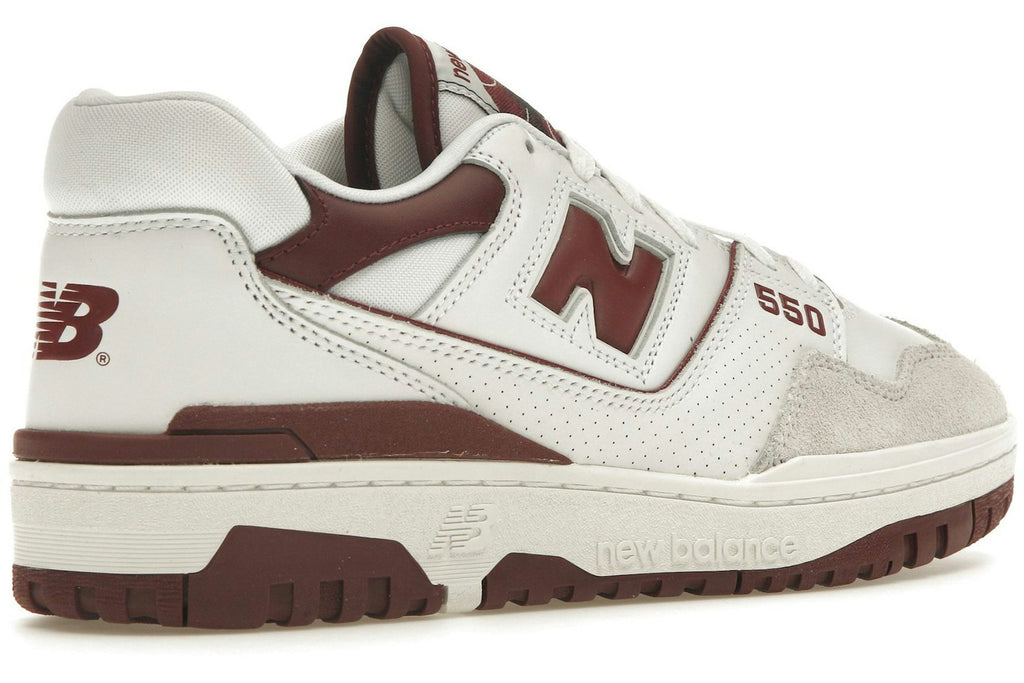 New Balance 550 Sea Salt Burgundy-4