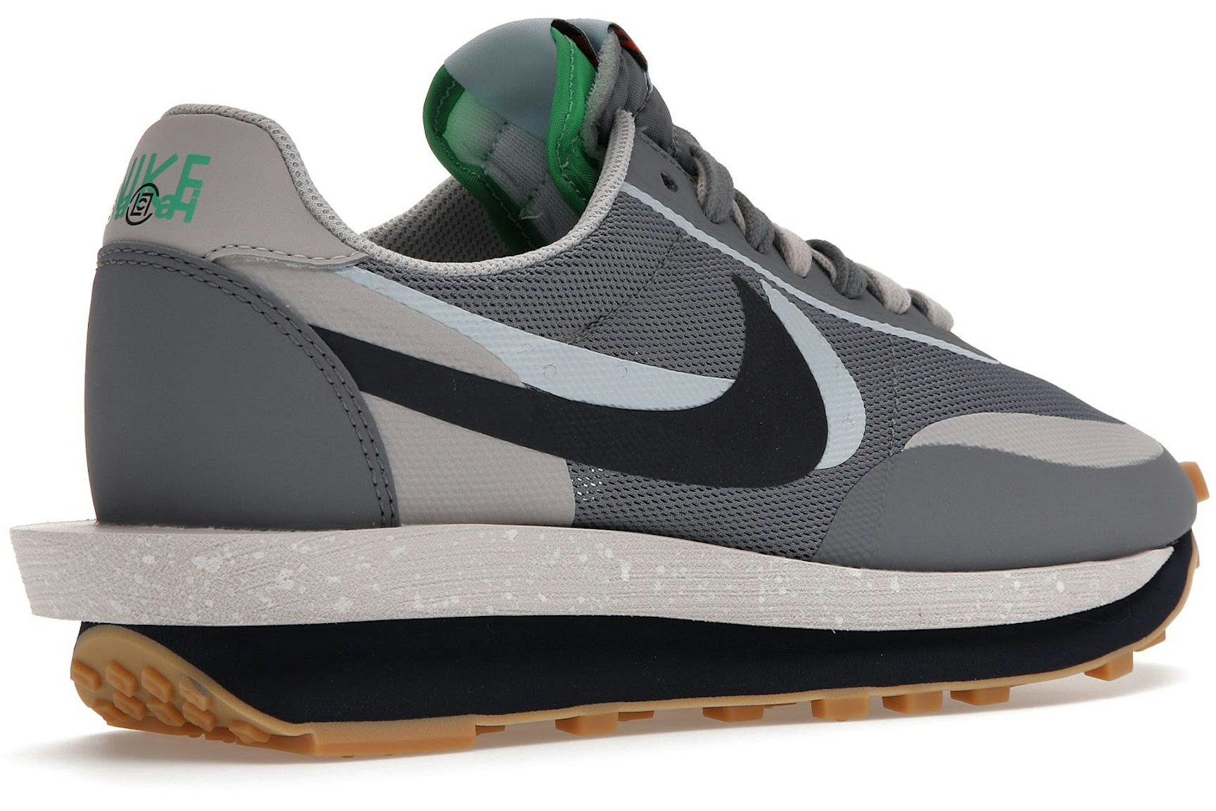 Nike LD Waffle sacai CLOT Kiss of Death 2 Cool Grey-4