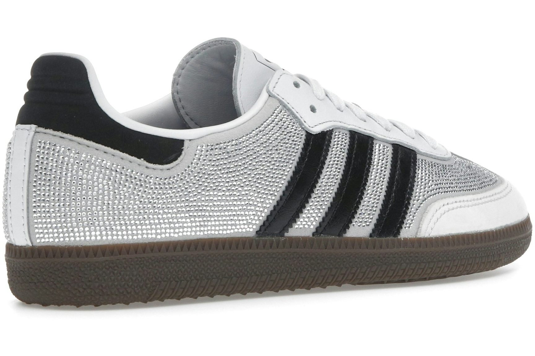 adidas Samba OG Rhinestone Crystal White Silver (Women's)-4