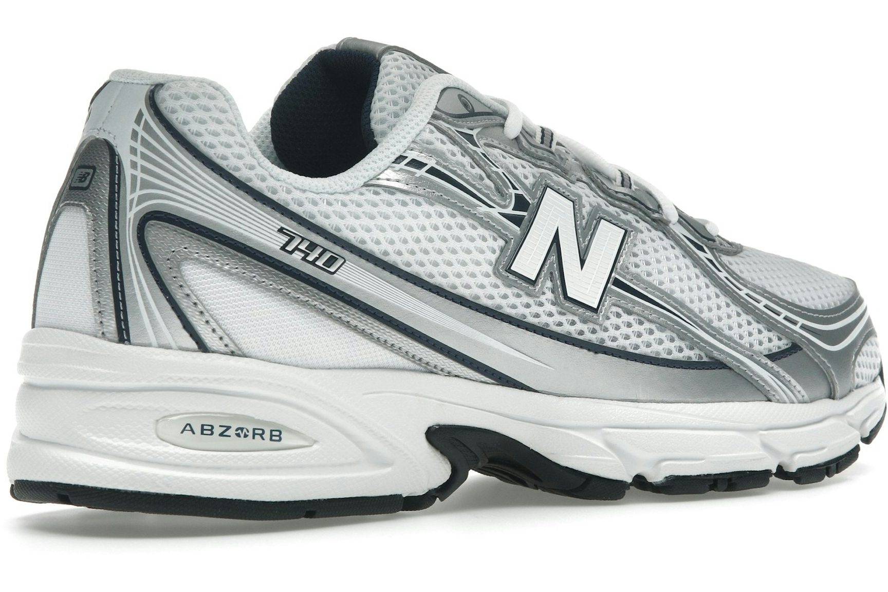 New Balance 740v2 White Shadow Grey Navy-4
