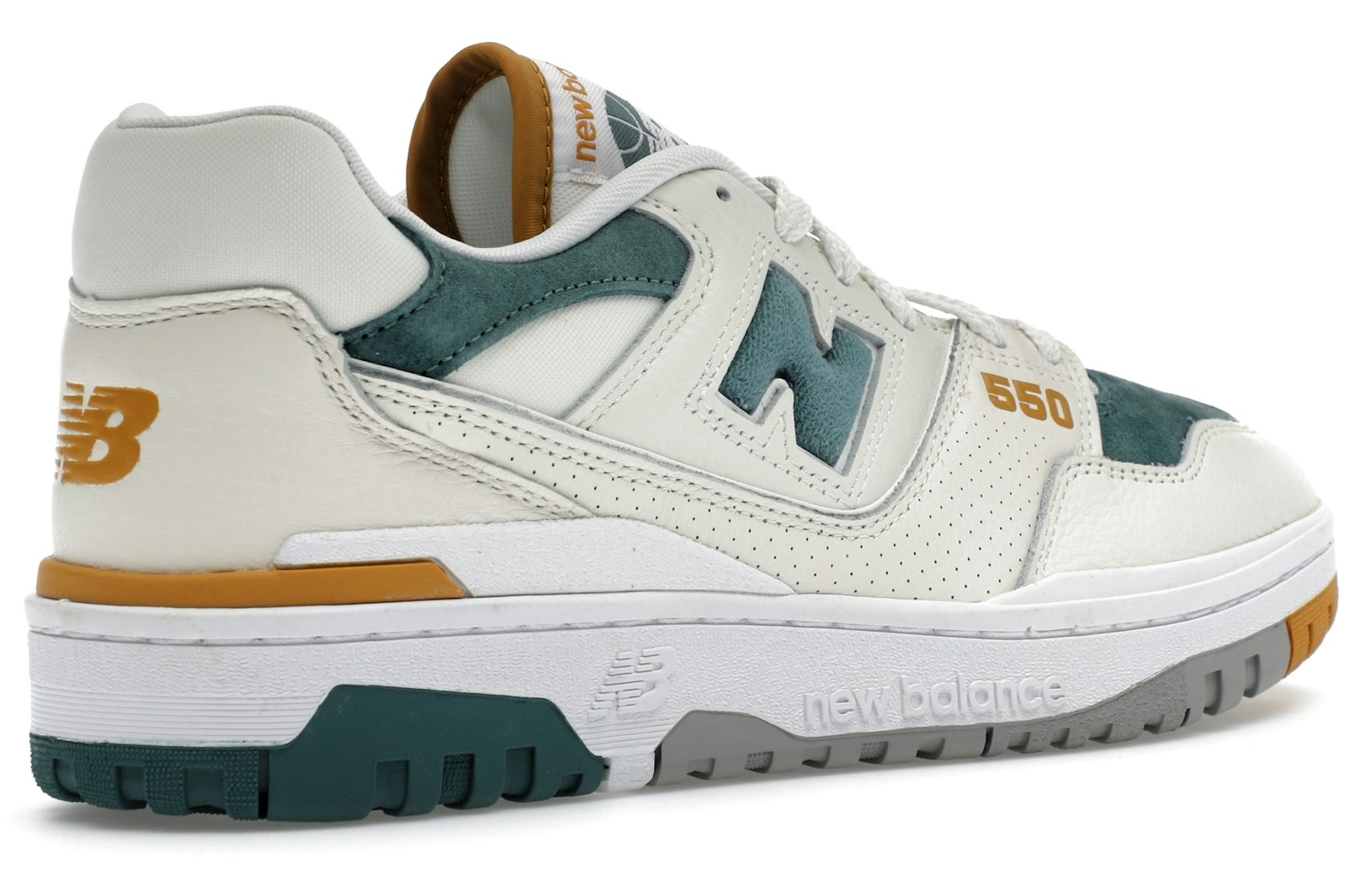 New Balance 550 Green Mustard-4