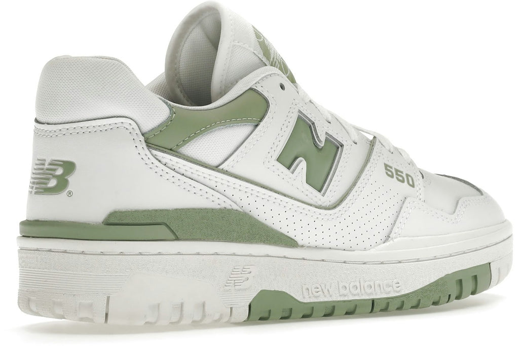 New Balance 550 White Mint Green-4