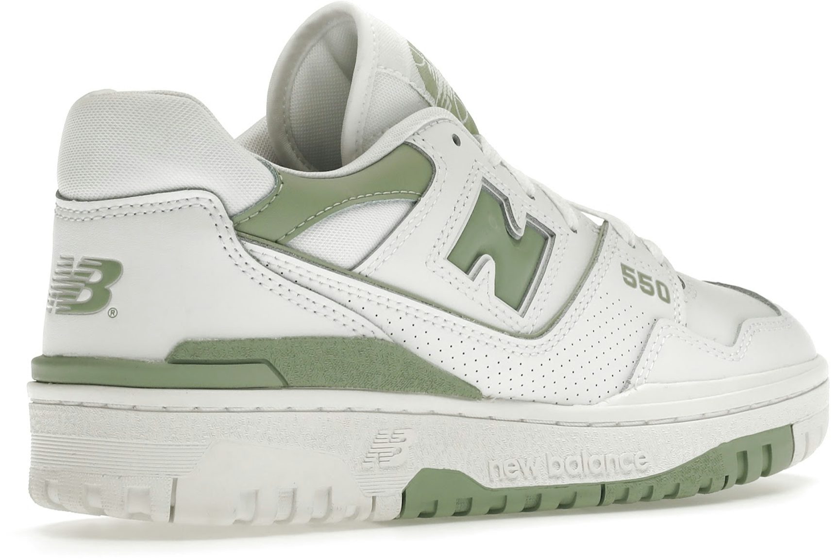 New Balance 550 White Mint Green-4