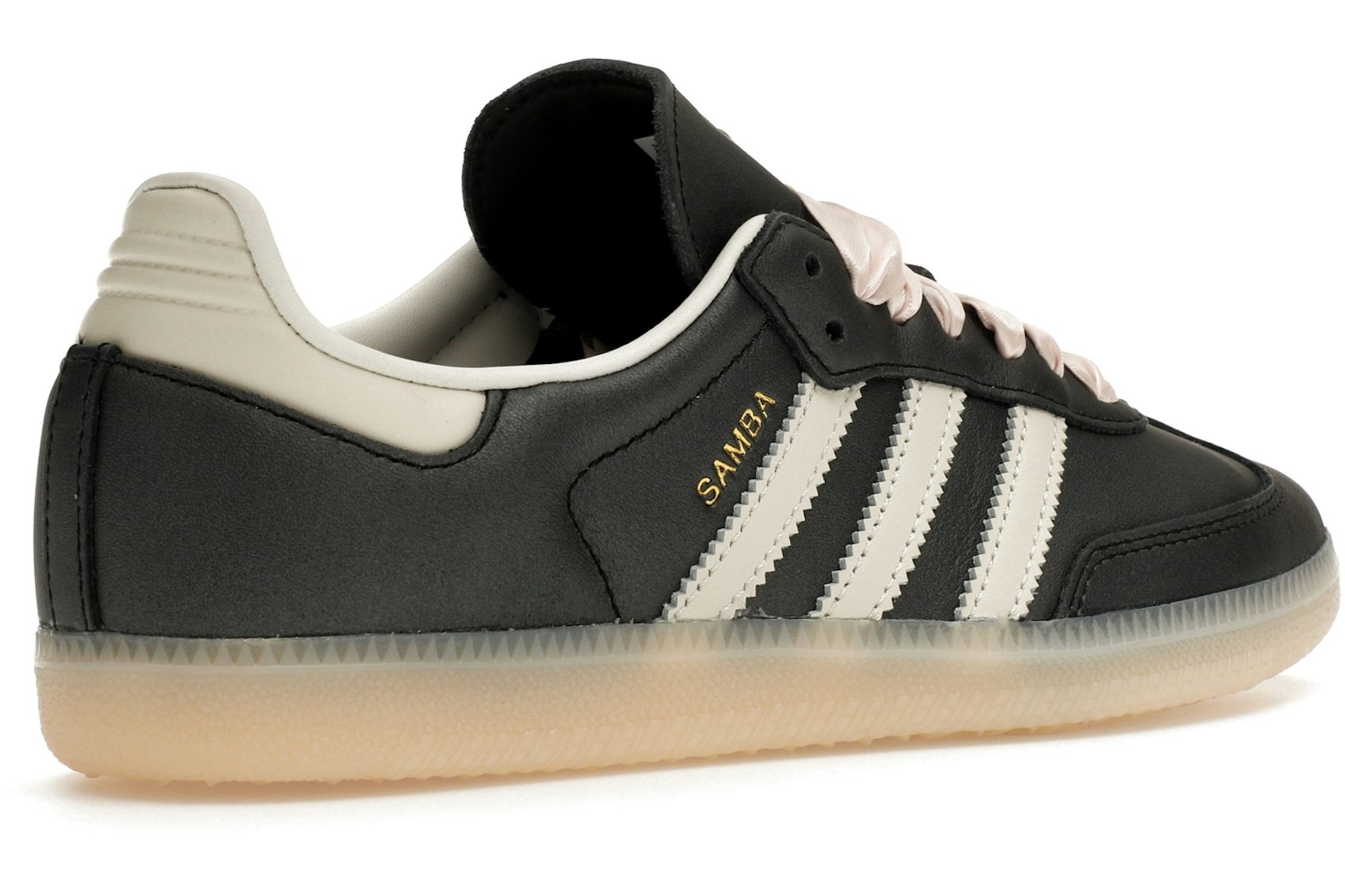 adidas Samba OG Black Pink Ribbon Laces (Women's)-4