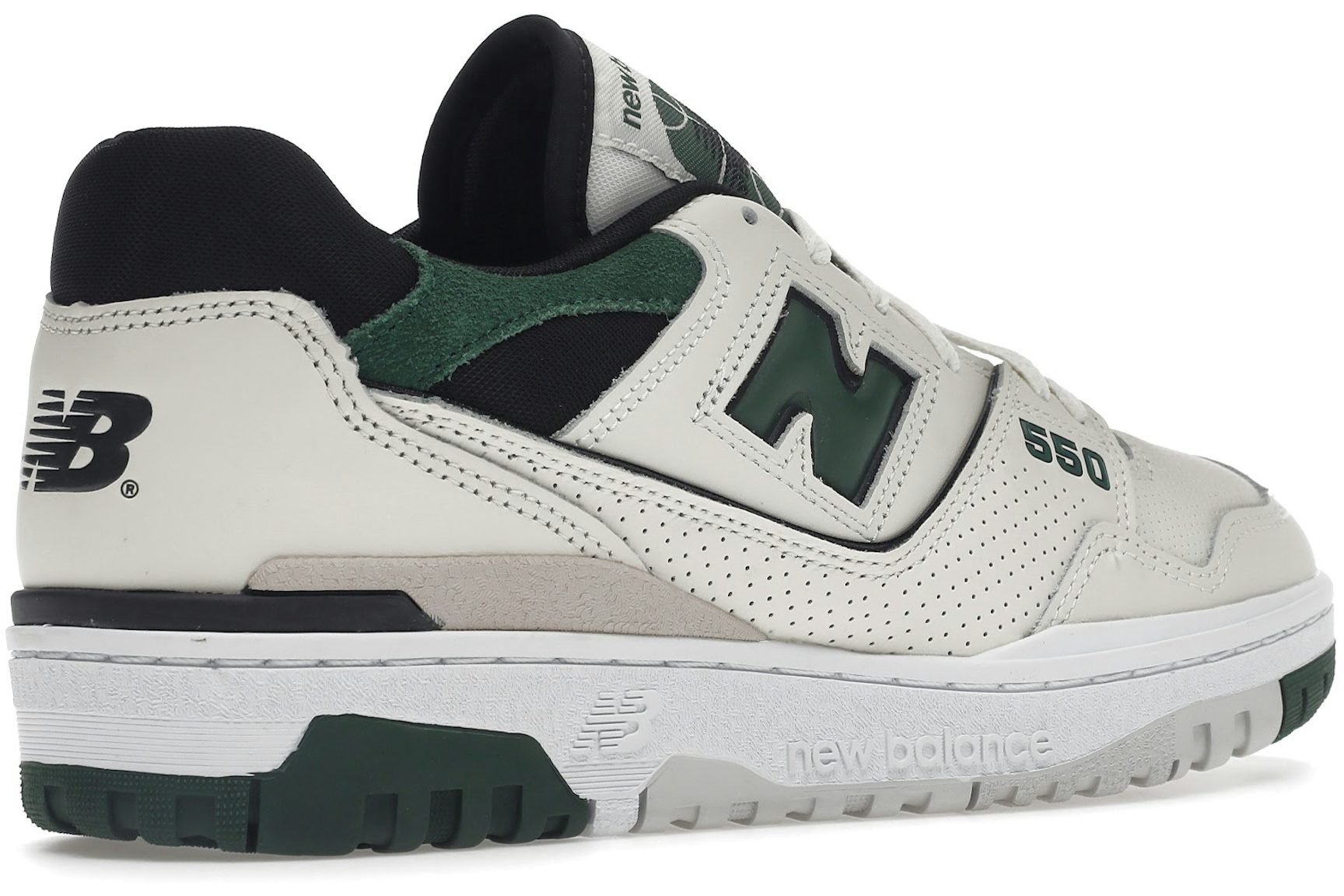 New Balance 550 Sea Salt Pine Green-4