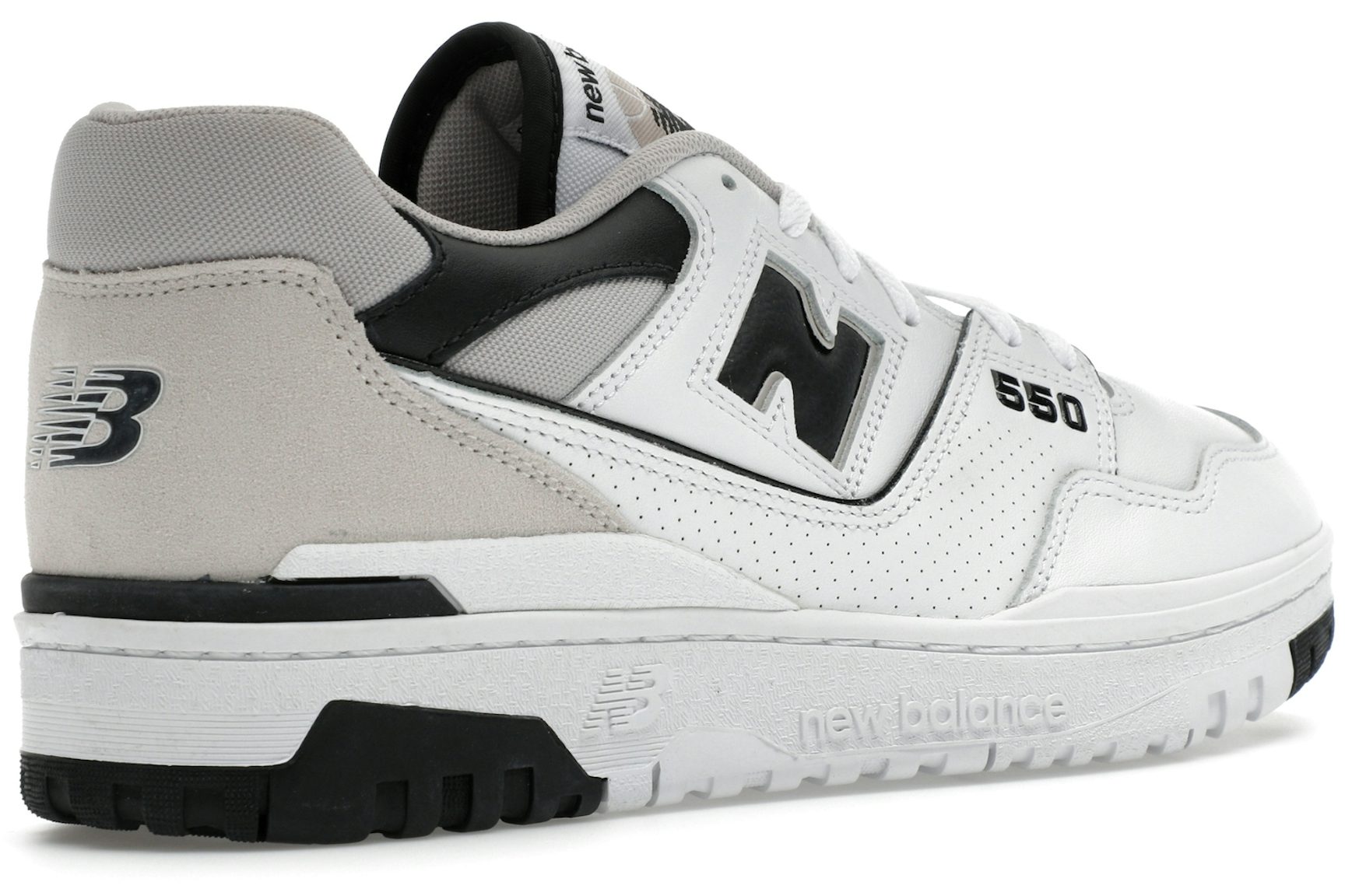 New Balance 550 White Black Moonrock-4