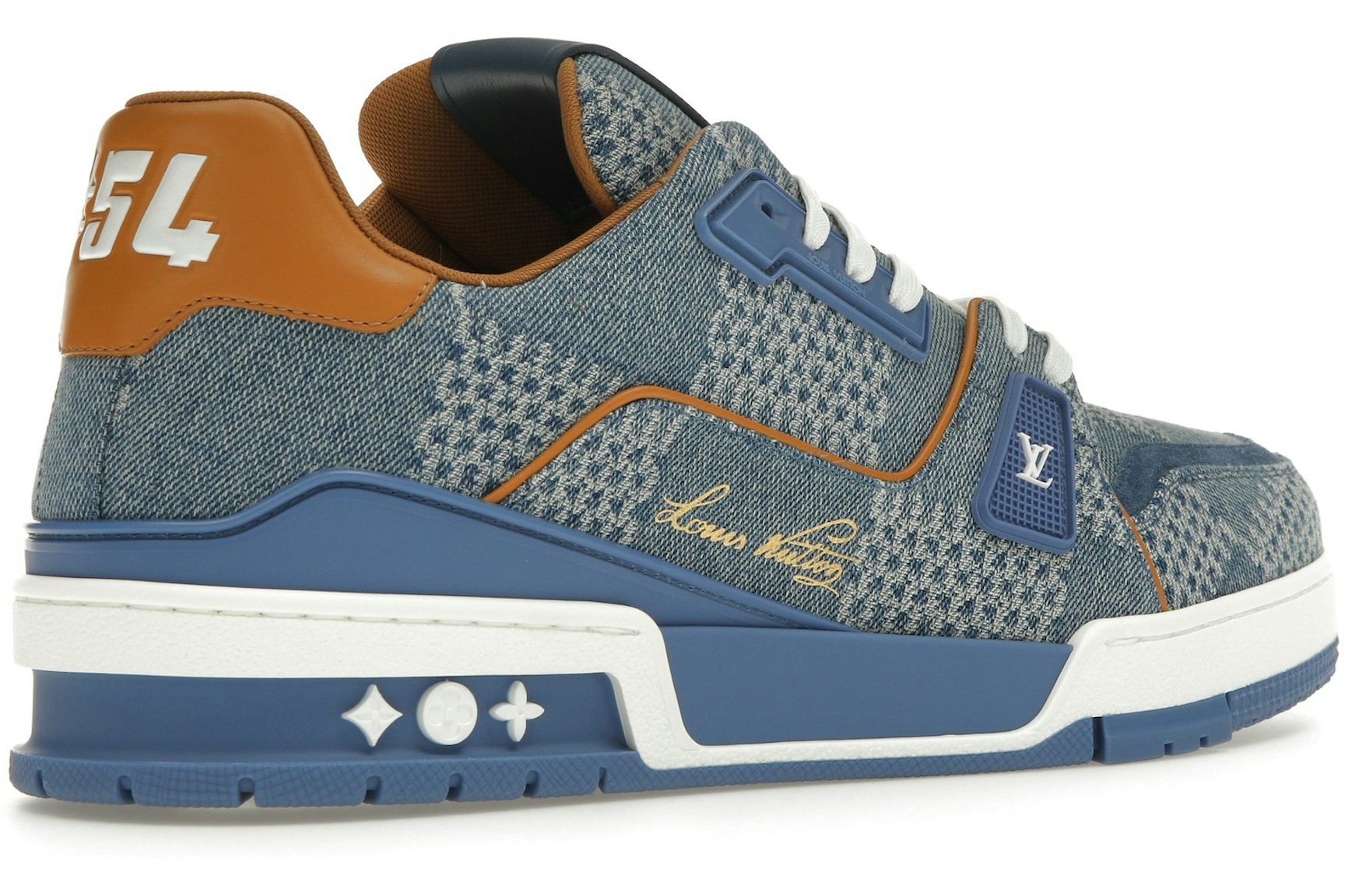 Louis Vuitton LV Trainer Blue Damier 3D Denim