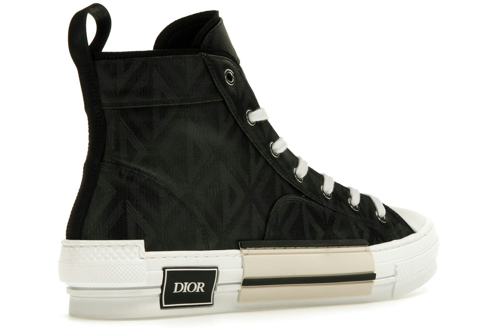 Dior B23 High Top Black CD Diamond-4