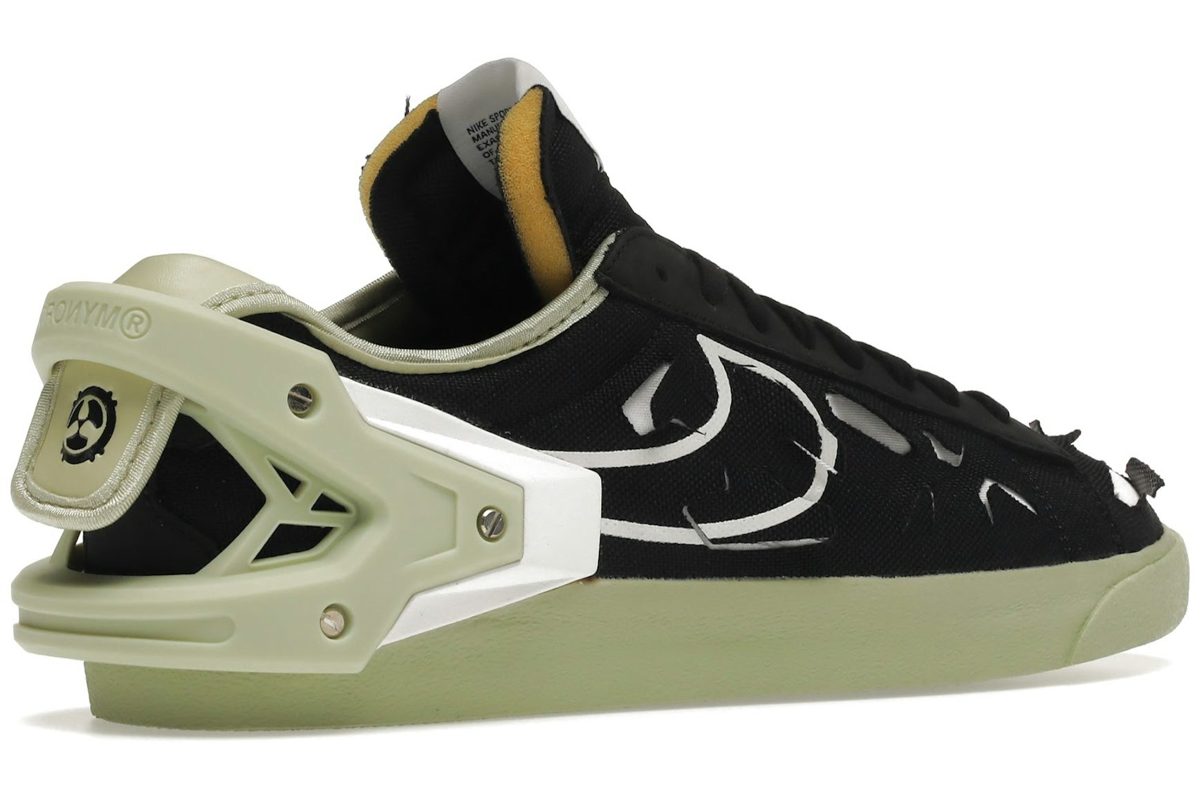 Nike Blazer Low Acronym Black Olive Aura