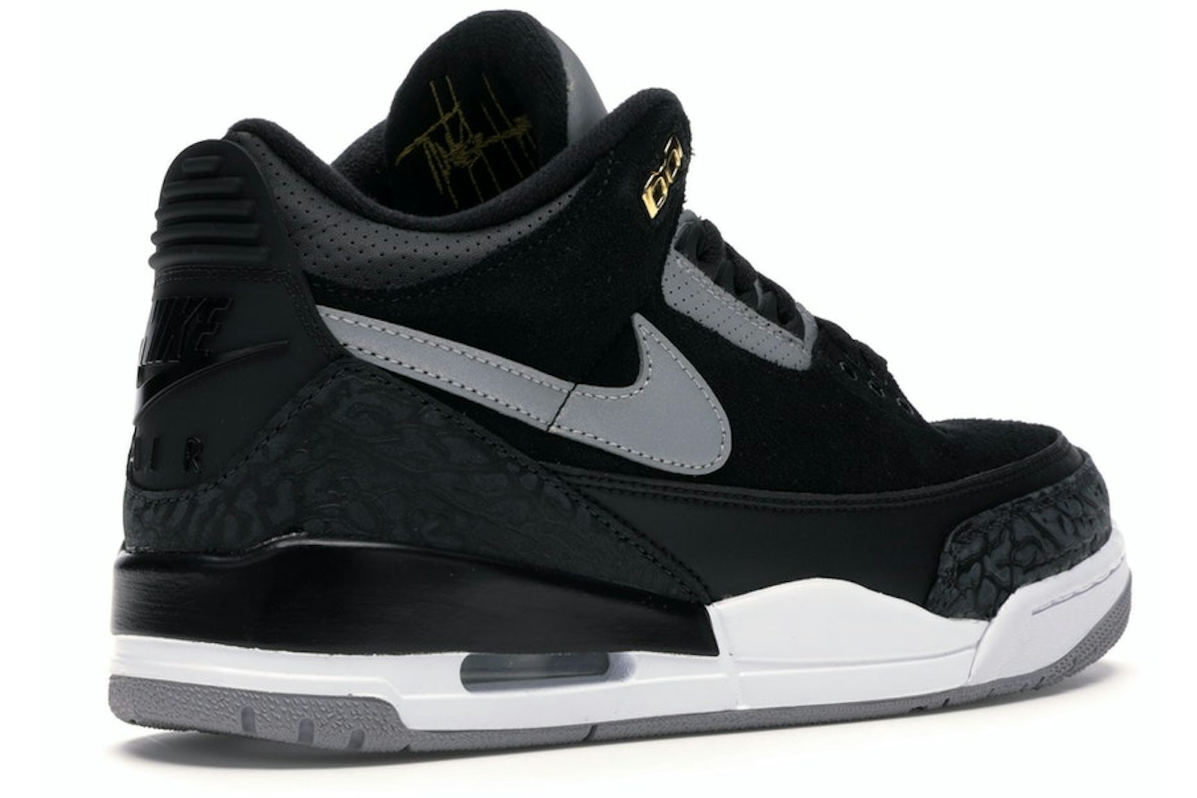 Jordan 3 Retro Tinker Black Cement Gold-4