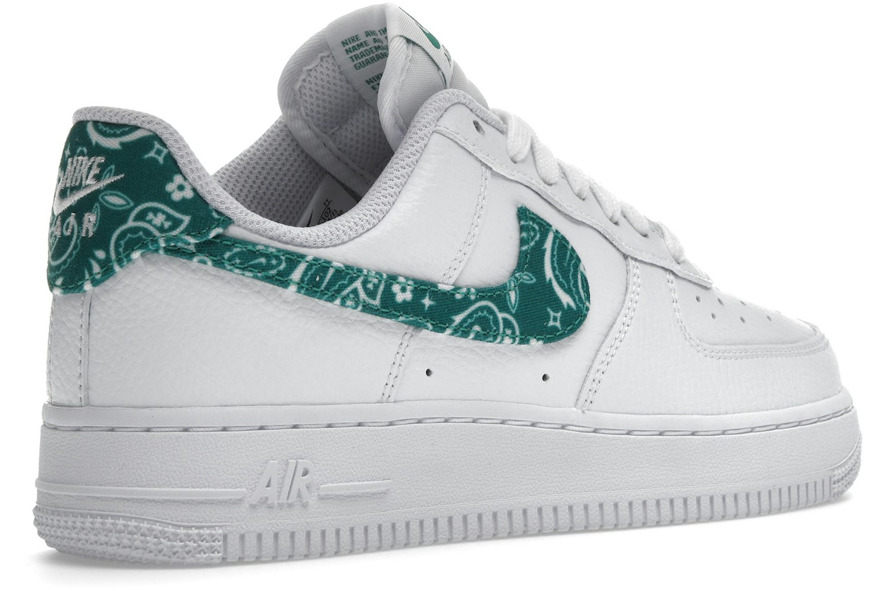 Nike Air Force 1 Low '07 Essential White Green Paisley (Women's)