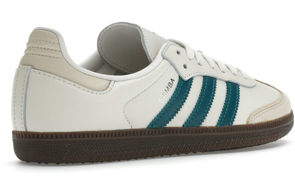adidas Samba OG Cloud White Legacy Teal (Women's)-4