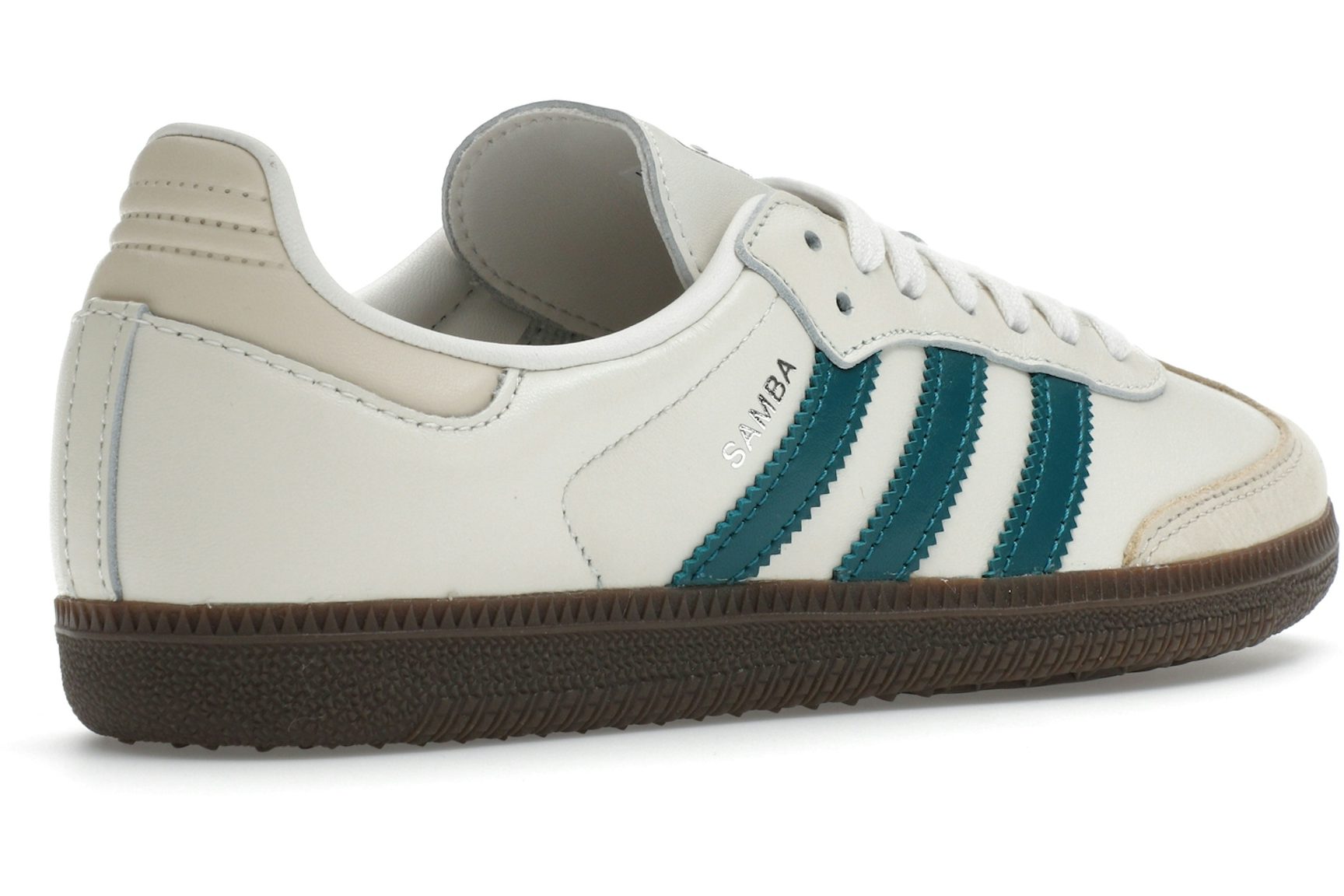 adidas Samba OG Cloud White Legacy Teal (Women's)-4