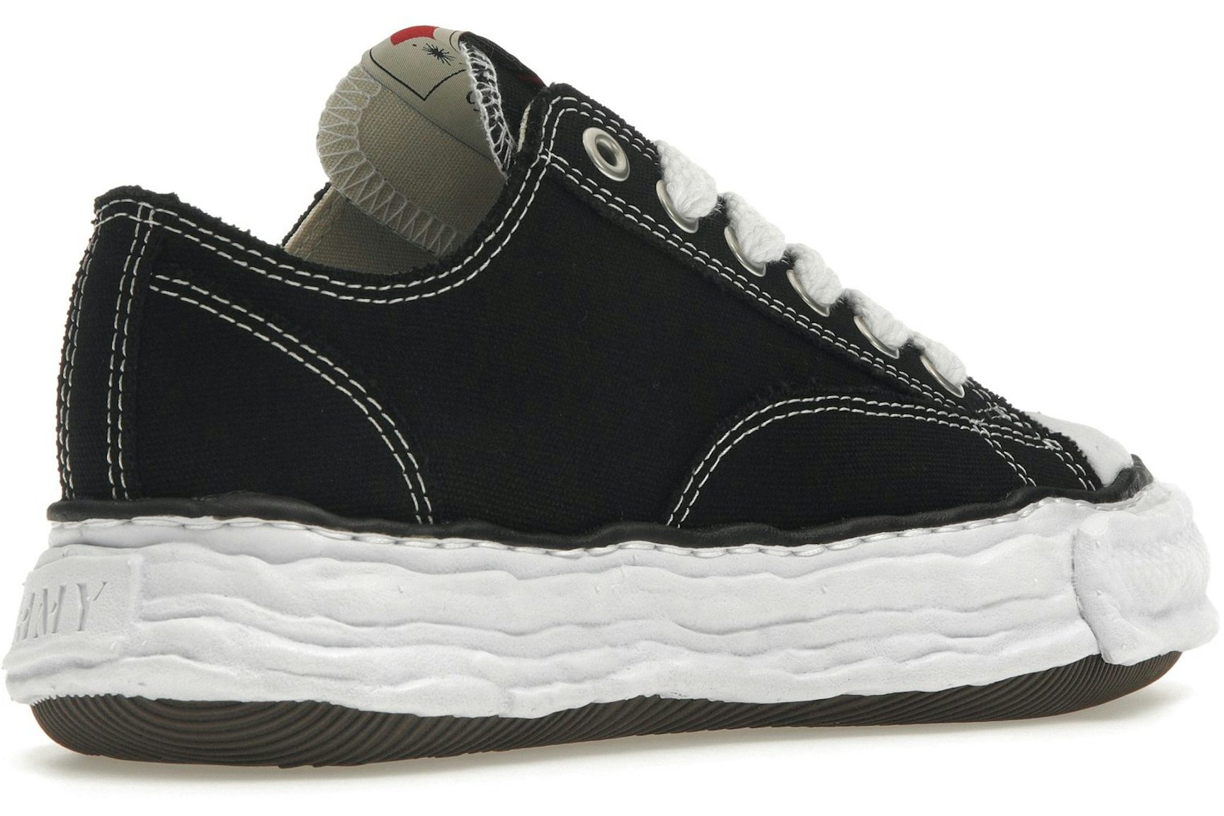 Maison Mihara Yasuhiro Peterson 23 OG Sole Canvas Low Black-4