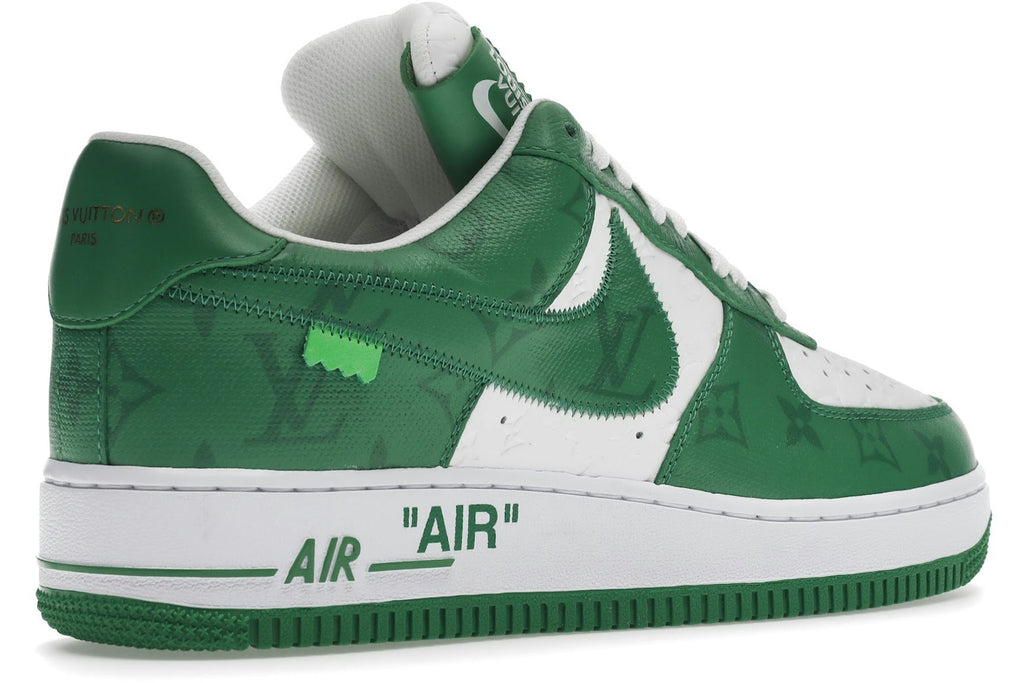 Louis Vuitton Nike Air Force 1 Low By Virgil Abloh White Green-4