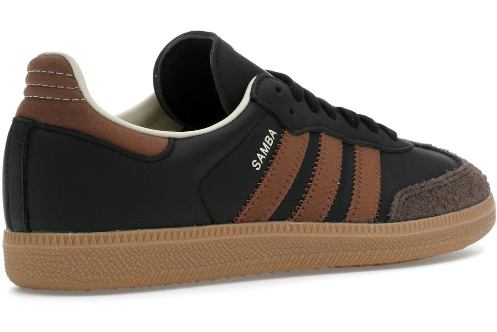 adidas Samba OG Core Black Preloved Brown-4