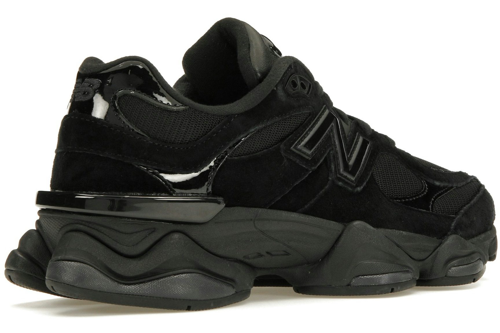 New Balance 9060 Triple Black Patent-4