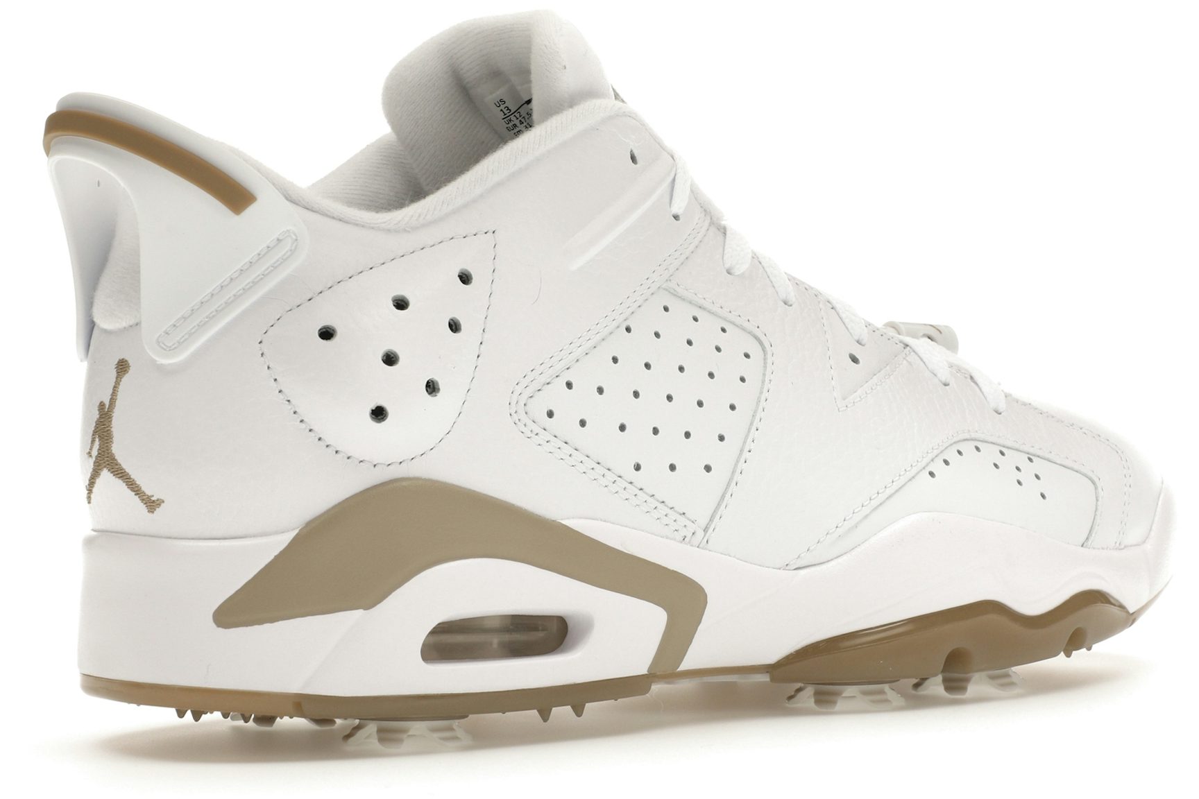 Jordan 6 Retro Low Golf White Khaki-4