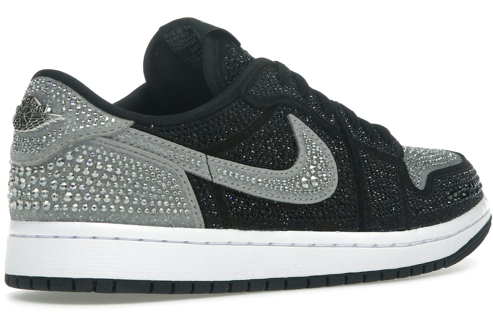 Jordan 1 Retro Low OG Swarovski Stealth (Women's)-4