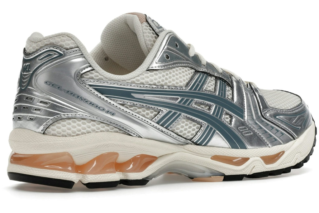 ASICS Gel-Kayano 14 Birch Pure Silver Teal Gold-4