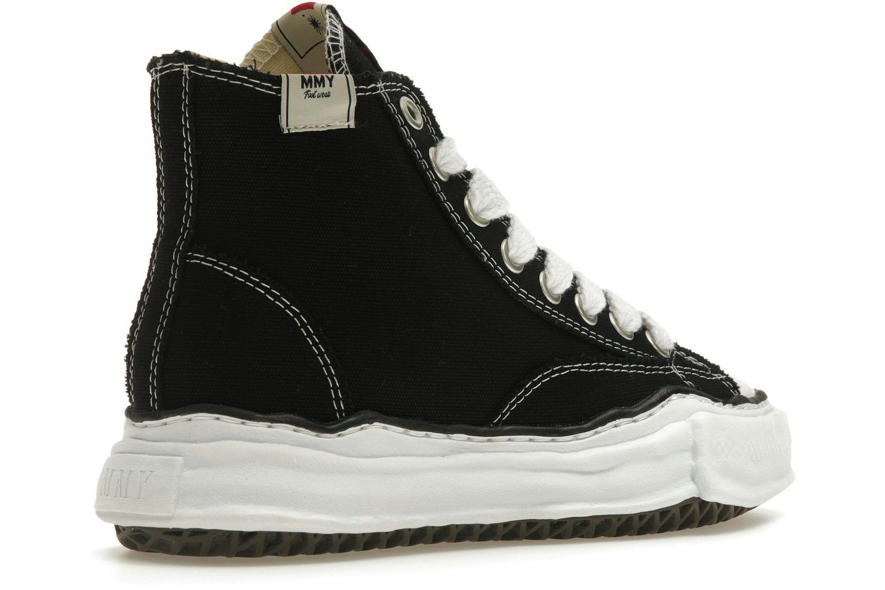 Maison Mihara Yasuhiro Peterson OG Sole Canvas High Black-4