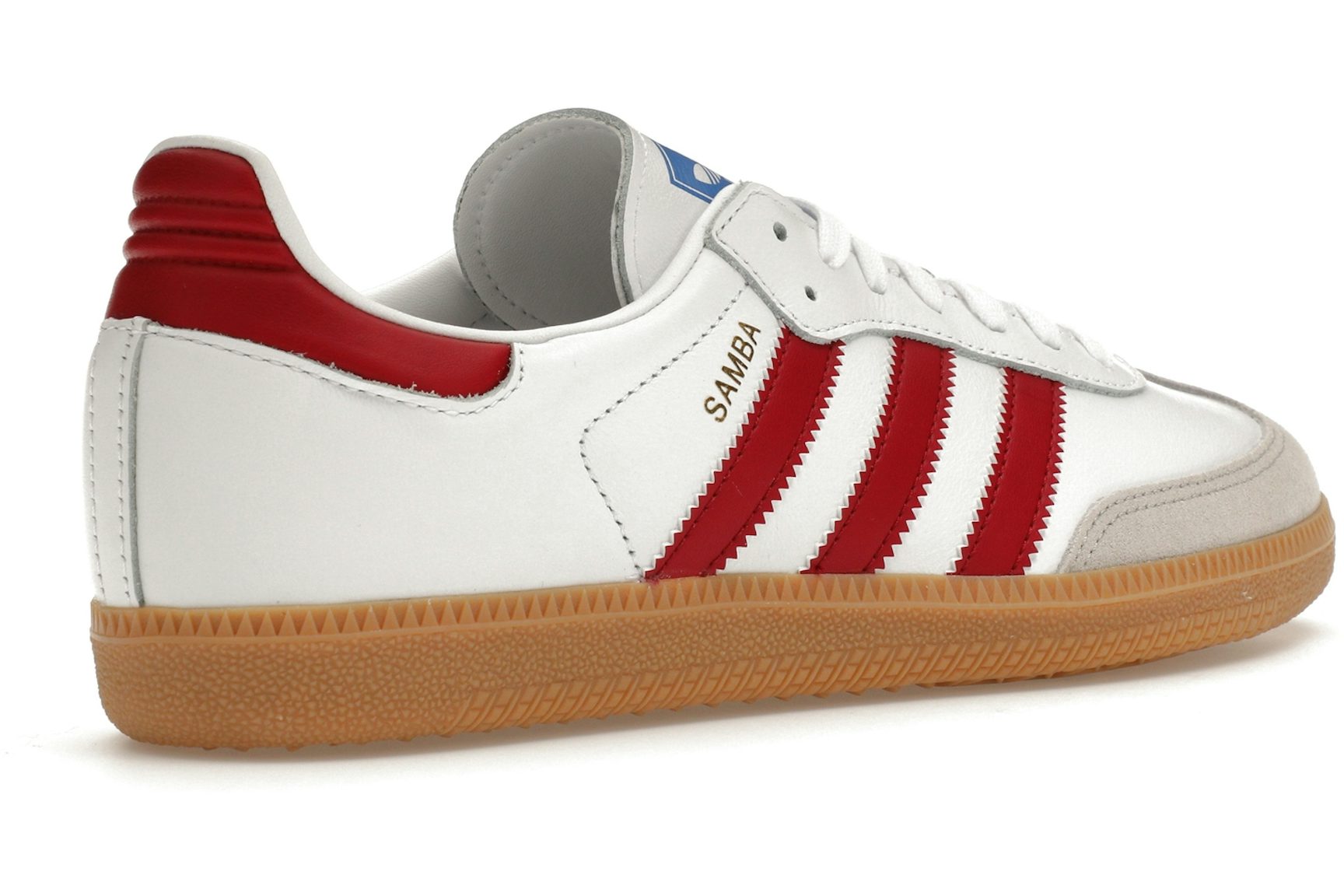 adidas Samba OG White Burgundy Gum-4