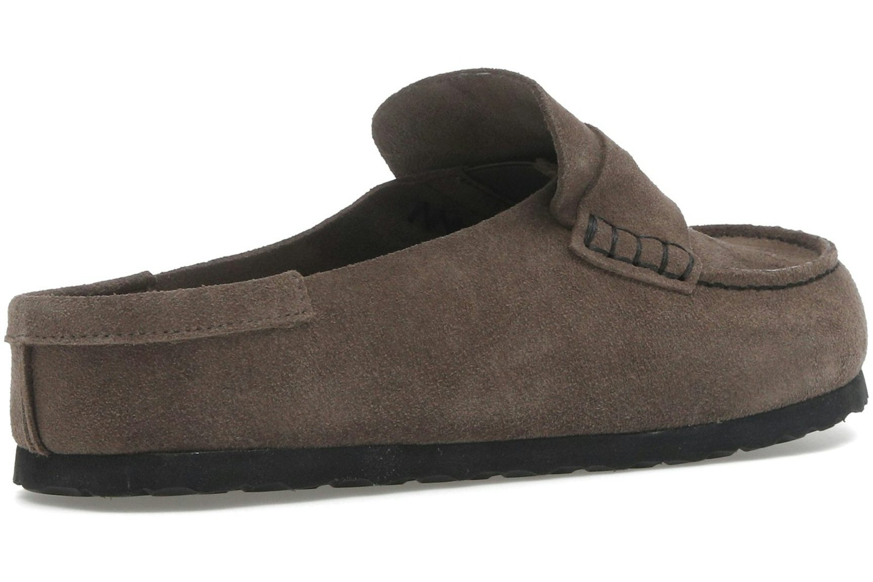 Birkenstock Naples Wrapped Suede Leather Concrete Grey-4