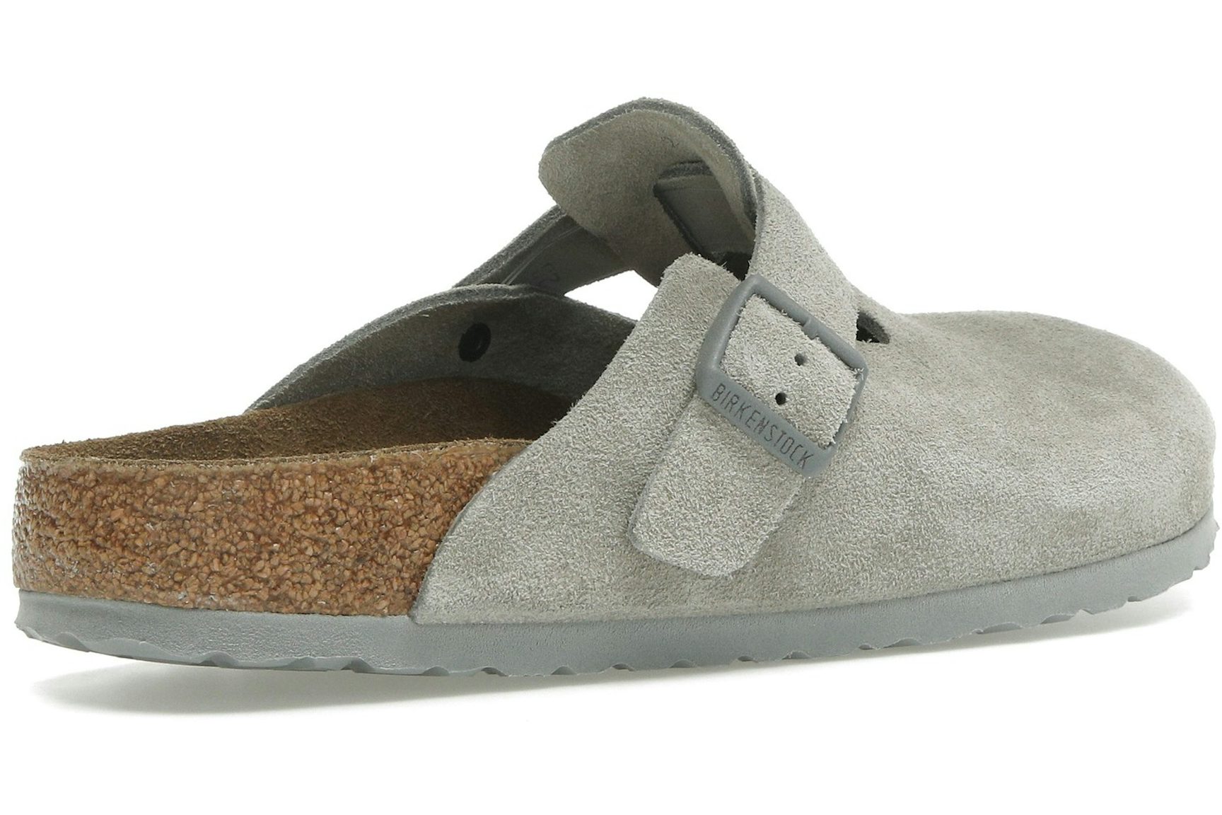 Birkenstock Boston Suede Stone Coin-4