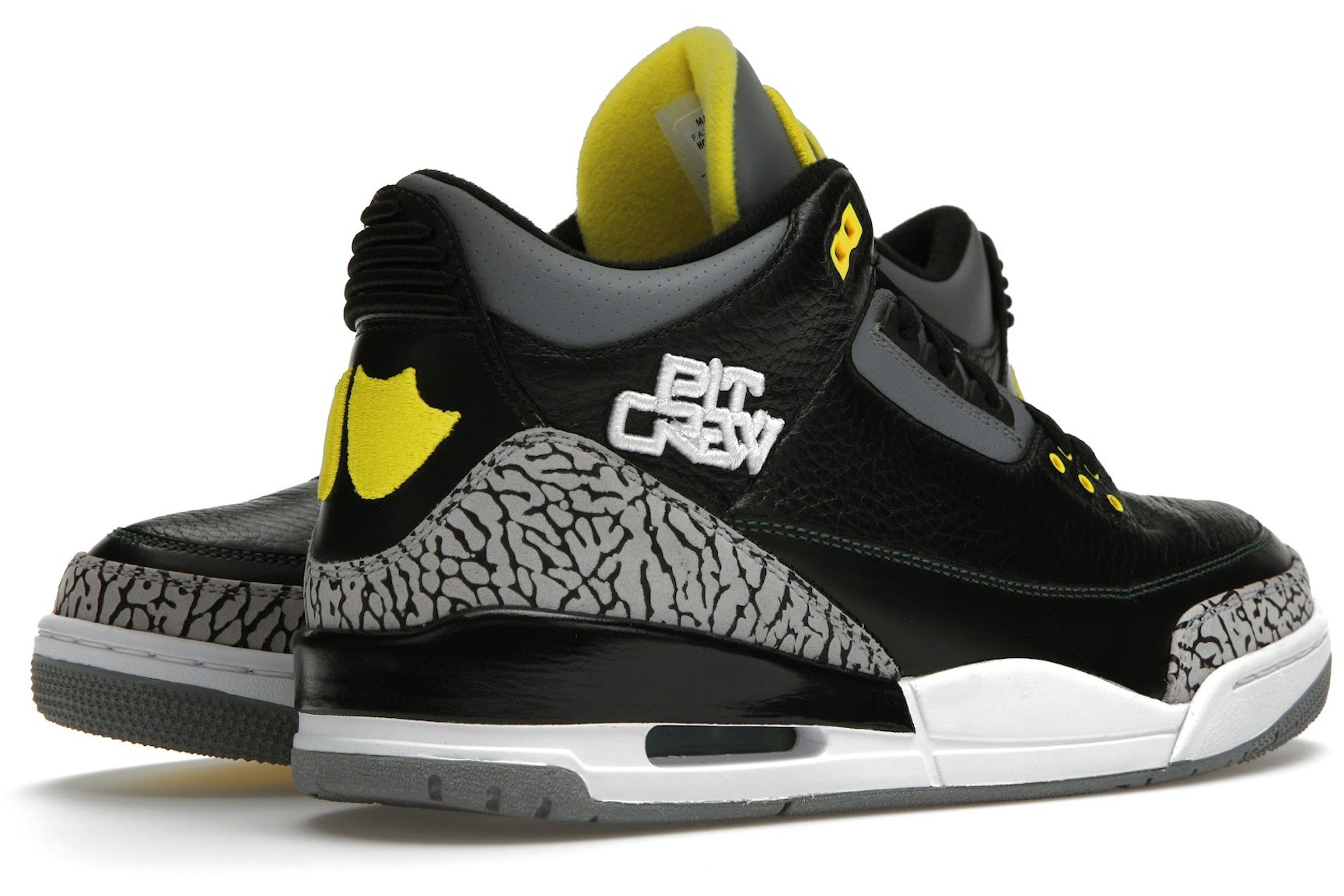 Jordan 3 Retro Oregon Ducks Pit Crew Black-4