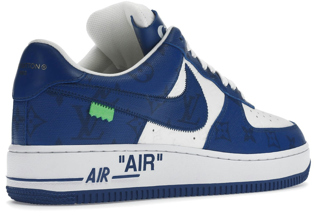Louis Vuitton Nike Air Force 1 Low By Virgil Abloh White Royal-4